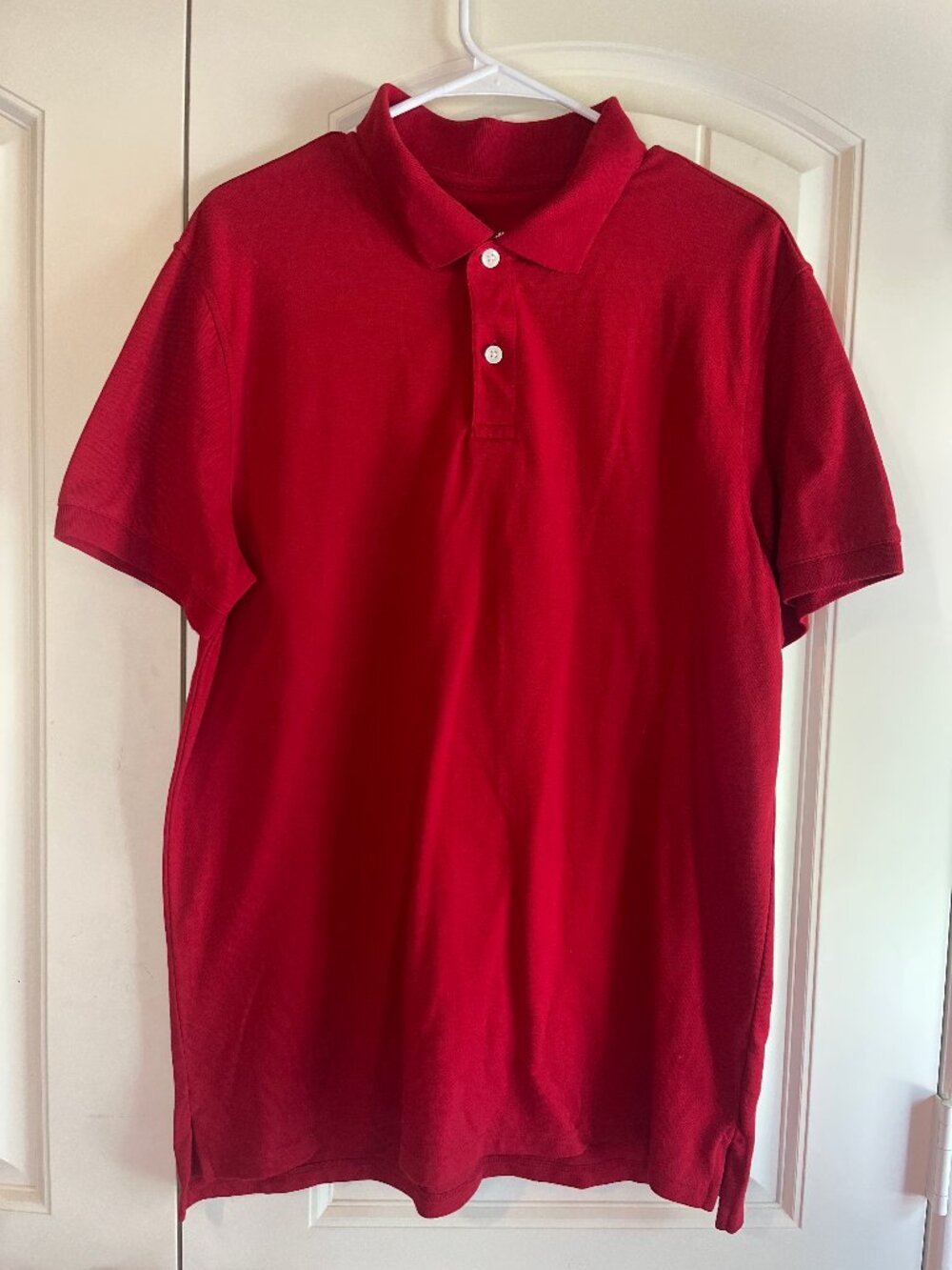 Goodfellow & Co Loring Polo Red Men’s L Large Short Sleeve
